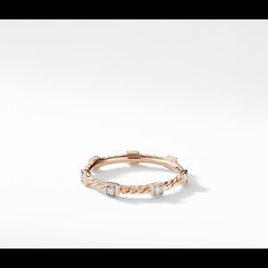 David Yurman Rose Gold Stackable